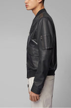 Load image into Gallery viewer, Bomber Leather Jacket
